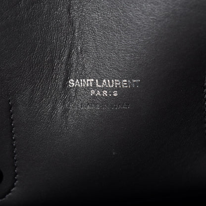 Saint Laurent Grained Calfskin Small Sac De Jour Coal 6 of 11