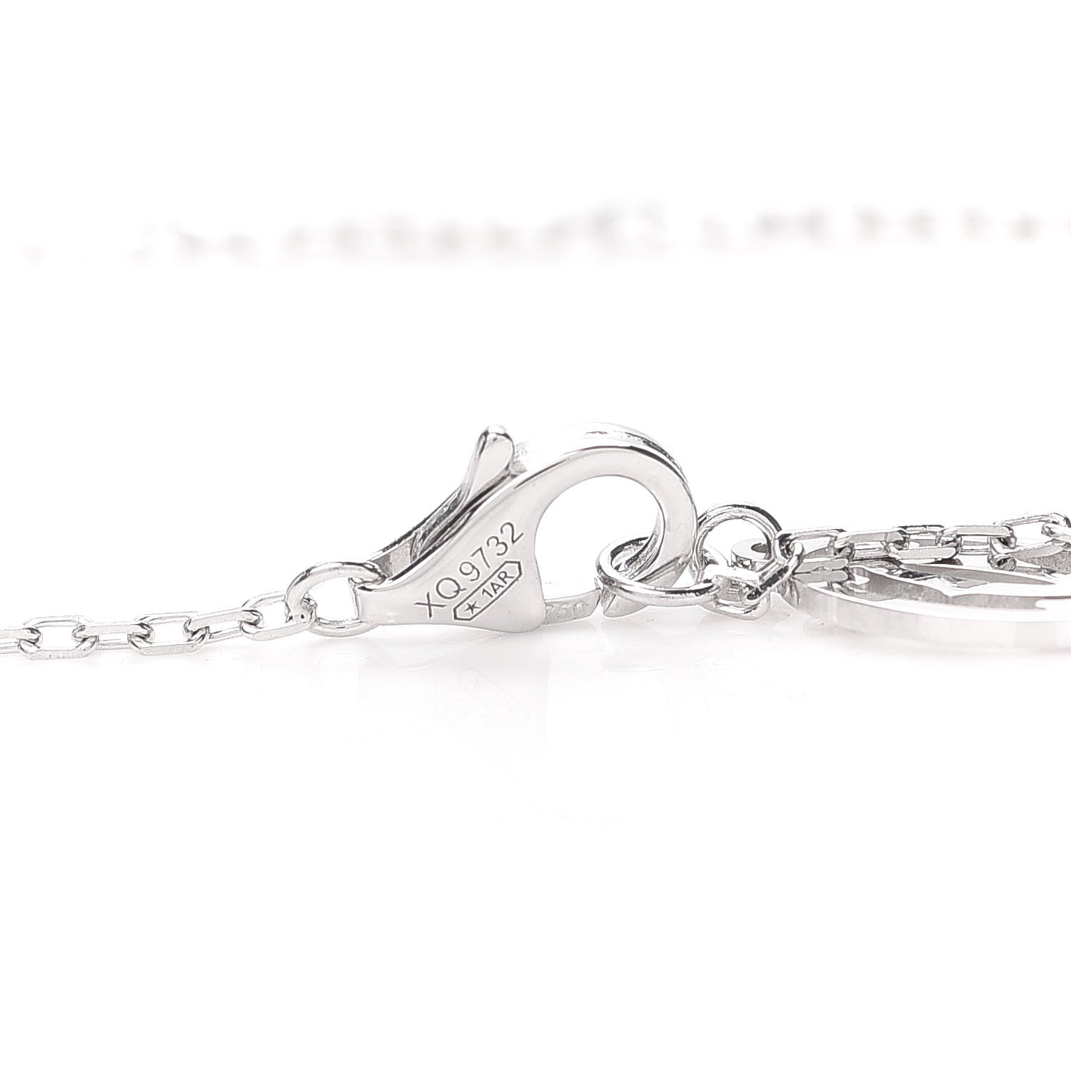 Cartier 18K White Gold Sapphire Saphirs Legers de Pendant Necklace 4 of 6