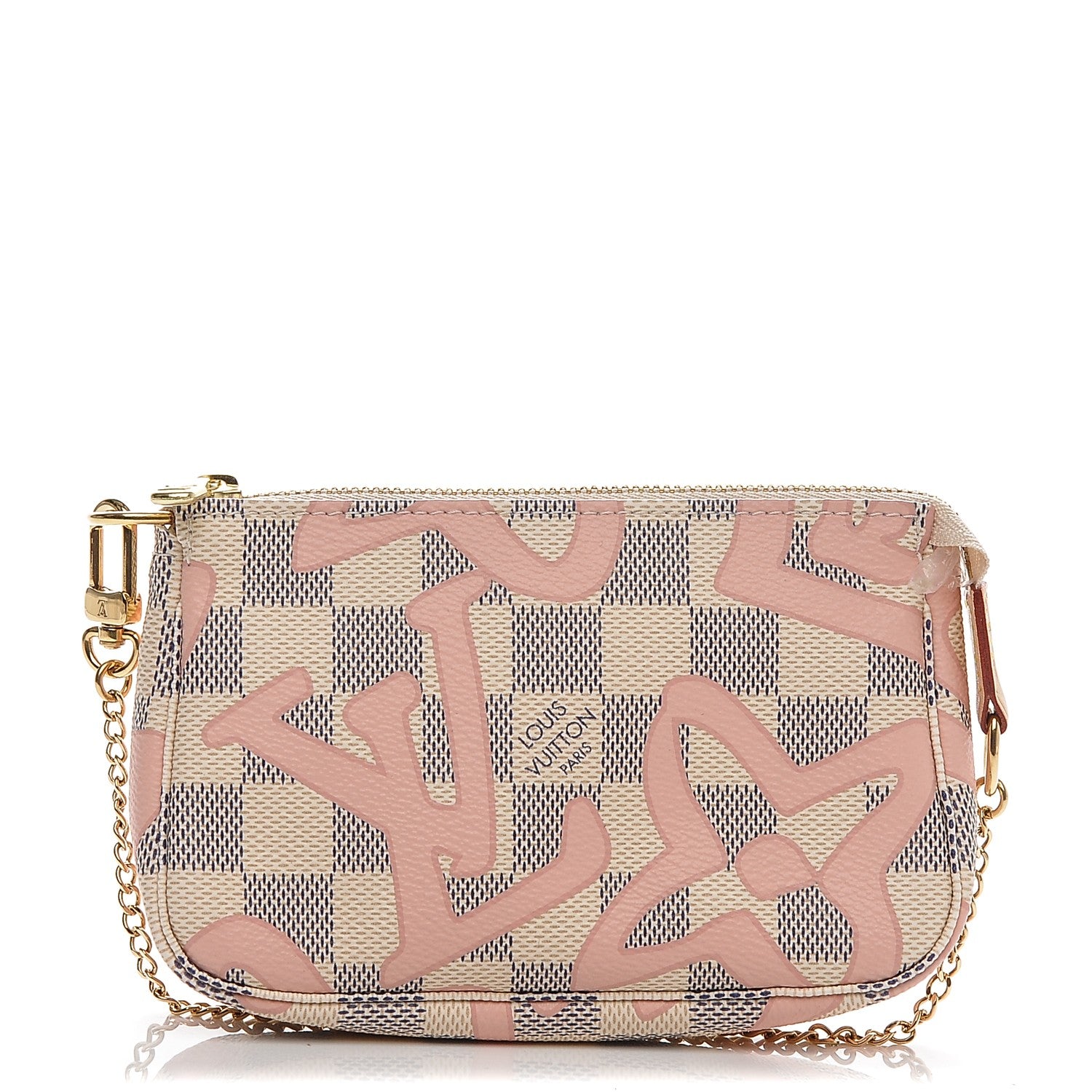 Louis Vuitton Damier Azur Tahitienne Mini Pochette Accessories 1 of 6