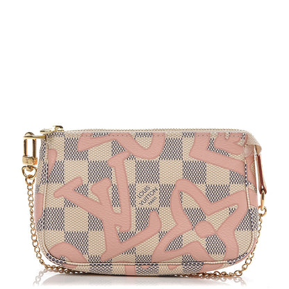 Louis Vuitton Damier Azur Tahitienne Mini Pochette Accessories 1 of 6