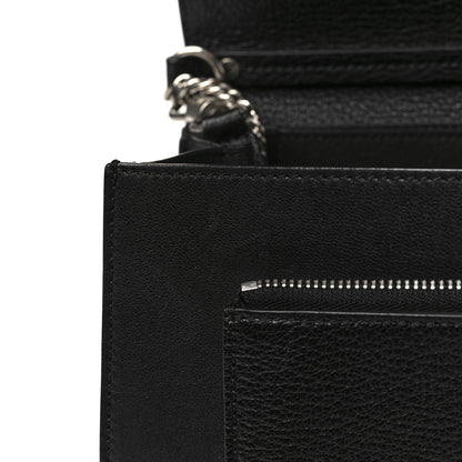 Givenchy Sugar Goatskin Medium GV3 Shoulder Bag Black 7 of 7