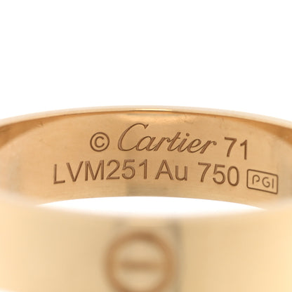 Cartier 18K Yellow Gold 5.5mm LOVE Band Ring 71 13.25 4 of 4