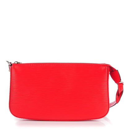 Louis Vuitton Epi Pochette Accessories NM Coquelicot 1 of 7
