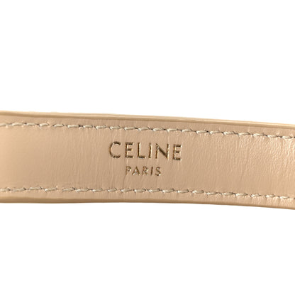 Celine Satinated Calfskin Small 16 Top Handle Bag Nude 10 of 14