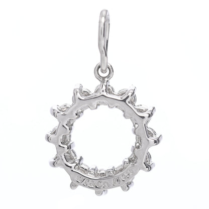 Tiffany Platinum Diamond Circle Charm 3 of 3