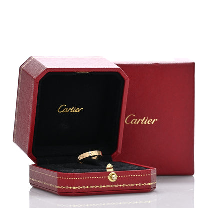 Cartier 18K Yellow Gold 3.5mm LOVE Wedding Band Ring 50 5.25 5 of 5