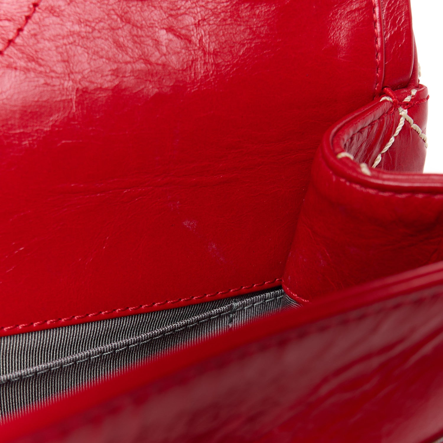 Chanel Calfskin Wild Stitch 2.55 Reissue 226 Flap Red 10 of 10