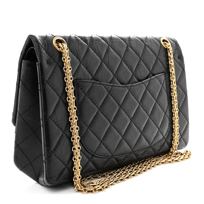 Chanel Aged Calfskin Quilted 2.55 Reissue 226 Flap Black 3 of 10