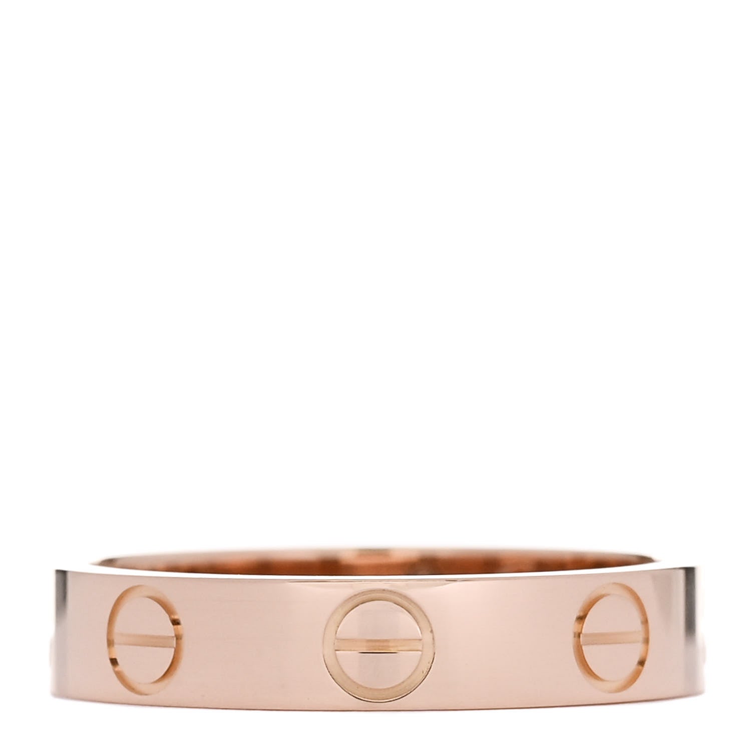 Cartier 18K Pink Gold 3.5mm LOVE Ring 48 4.5 1 of 5