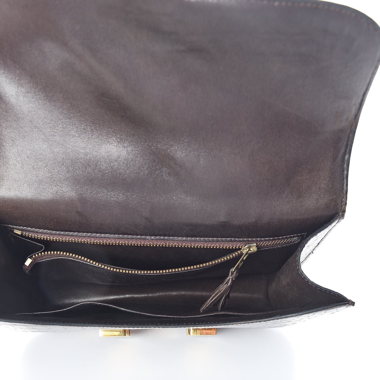 Hermes Shiny Porosus Crocodile Constance 23 Havane 5 of 18