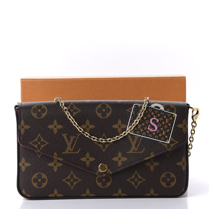 Louis Vuitton Monogram My LV World Tour Pochette Felicie Chain Wallet Hot Pink 12 of 12