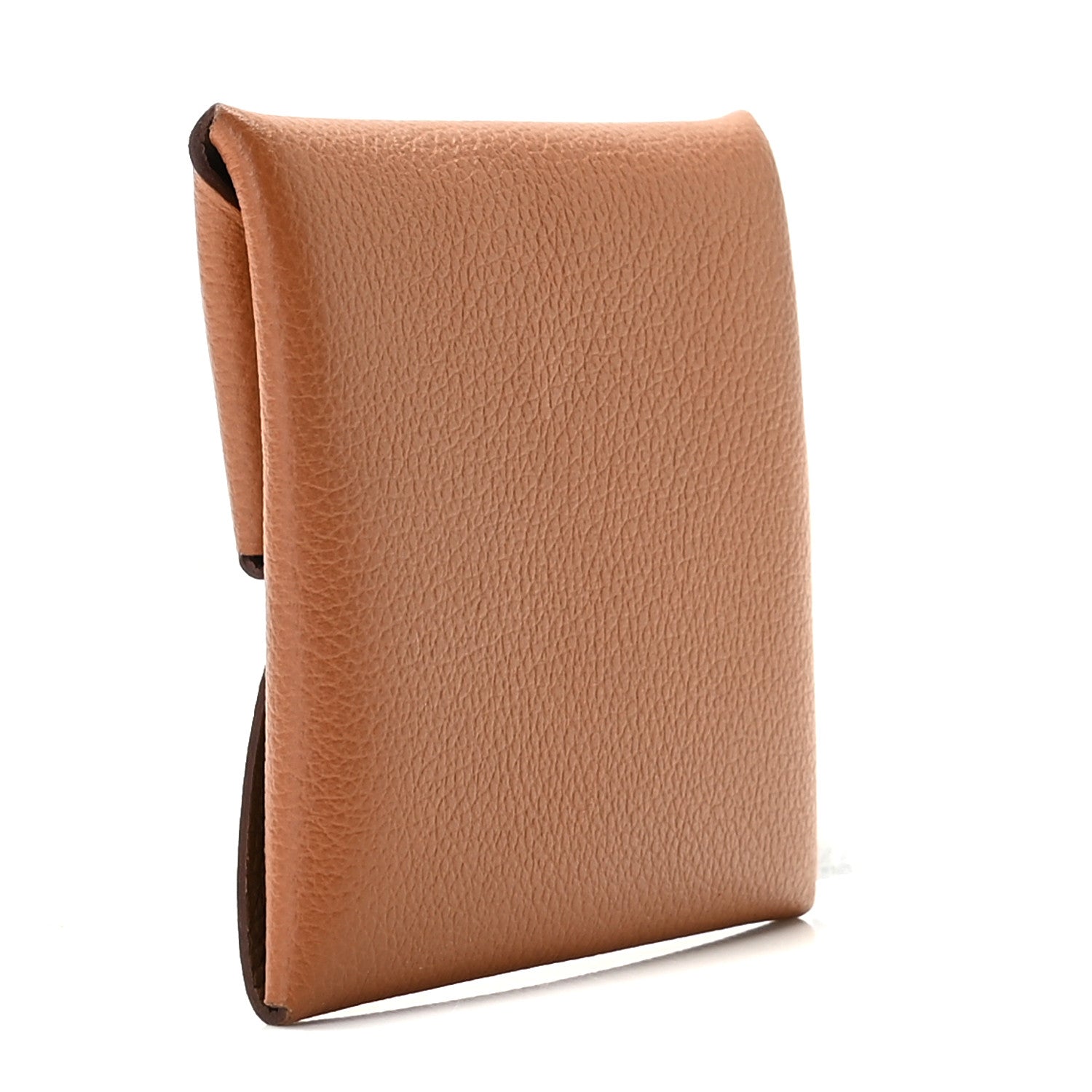 Hermes Evercolor Bastia Verso Coin Purse Gold Beige De Weimar 3 of 9