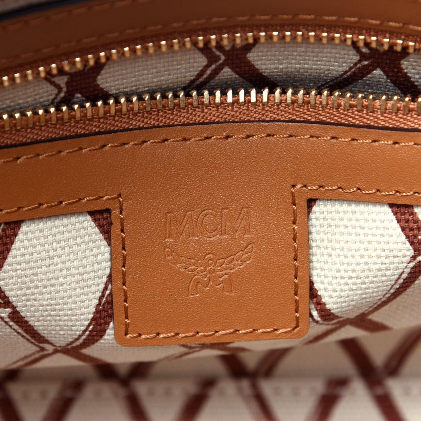 Visetos Mini Toni Shopper Tote Cognac