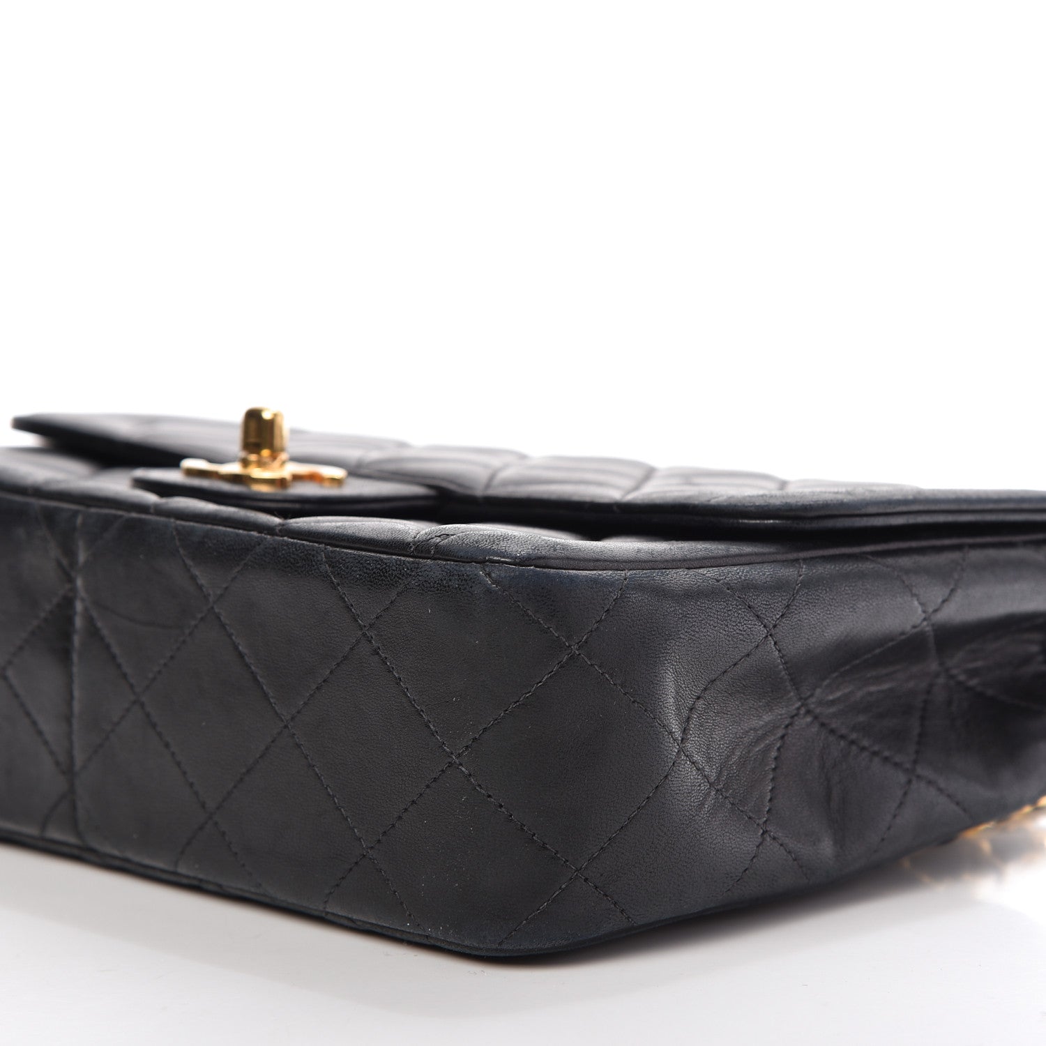 Chanel Lambskin Quilted Small Single Flap Black 7 of 10