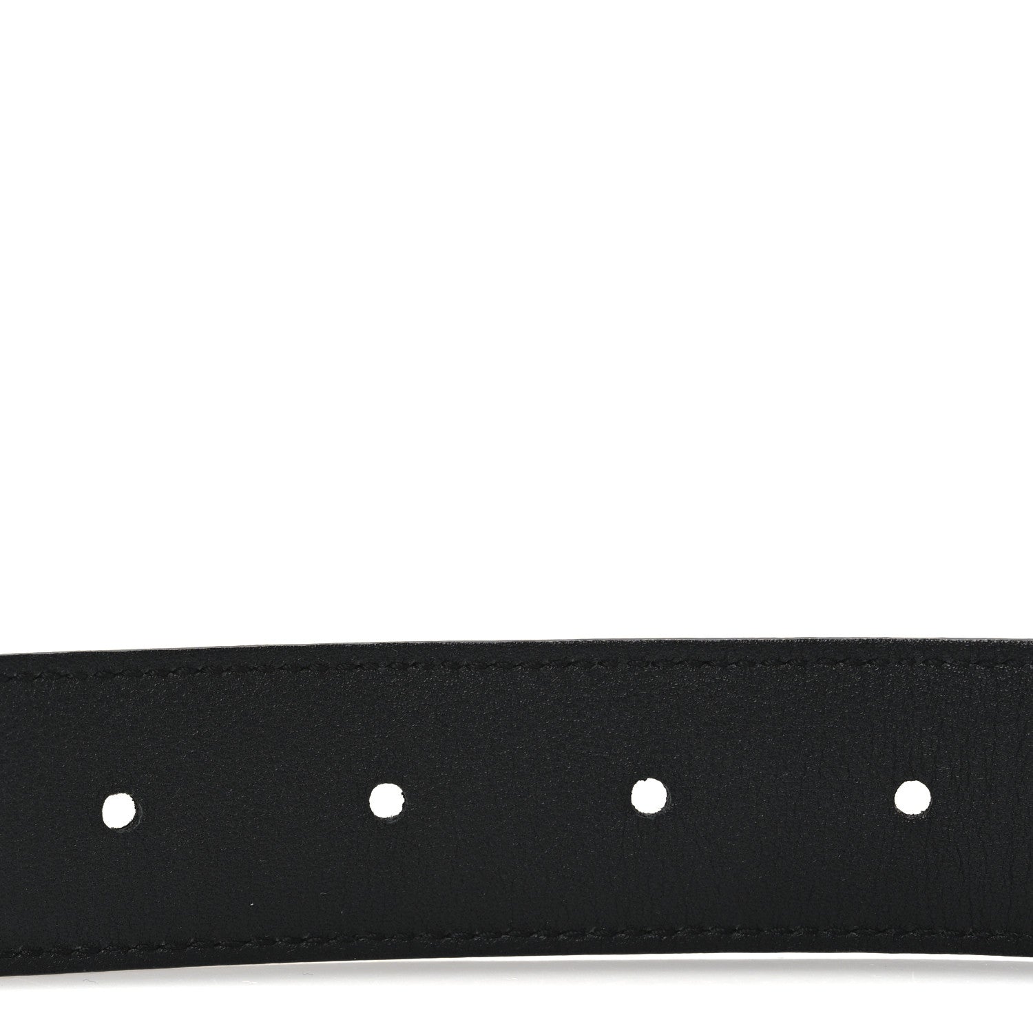 Saint Laurent Pony Hair Heart Belt 75/30 Black 4 of 6