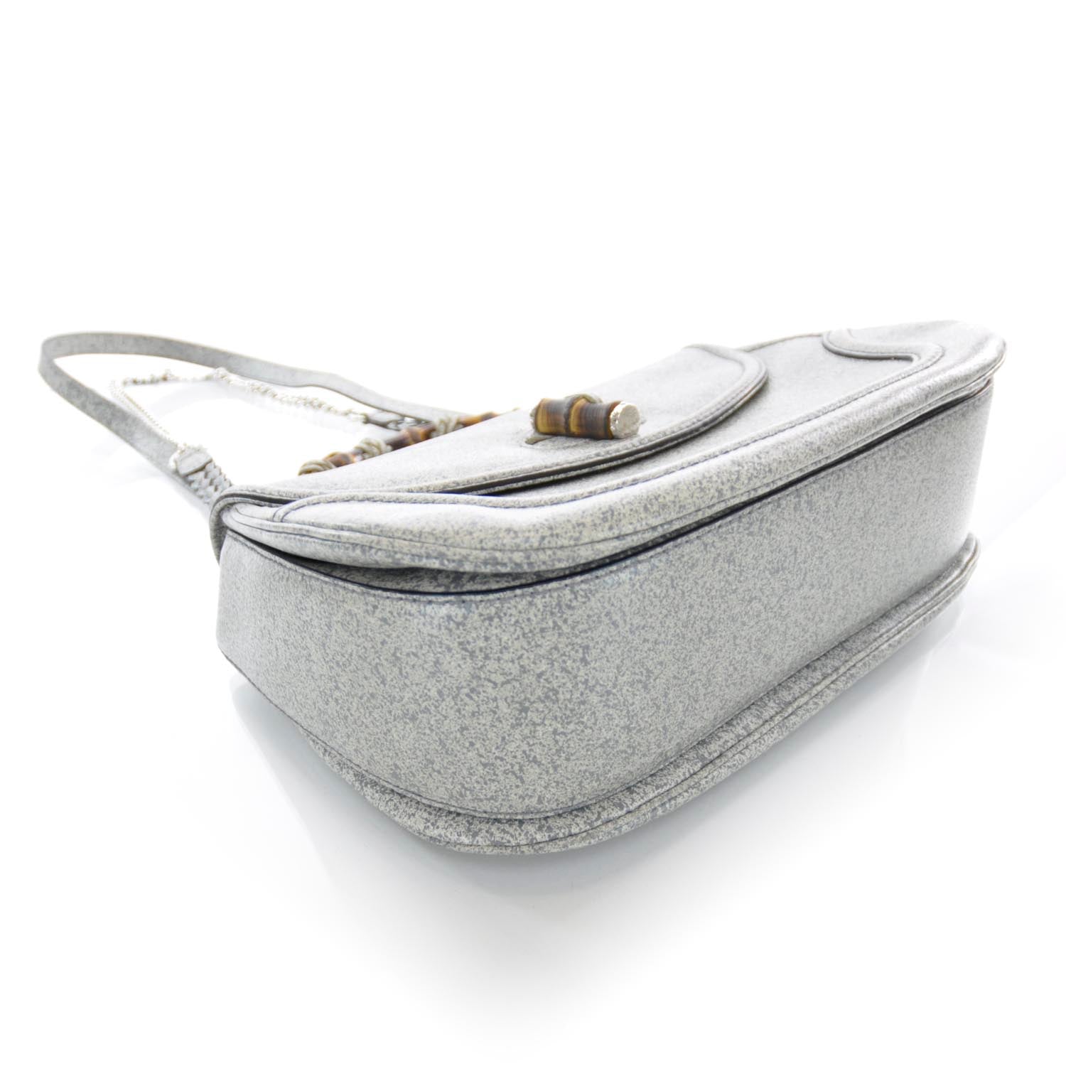 Gucci Leather New Bamboo Top Handle Bag 4 of 8