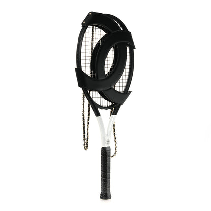 Chanel Tennis Racquet With Back Holster Black 3 of 9