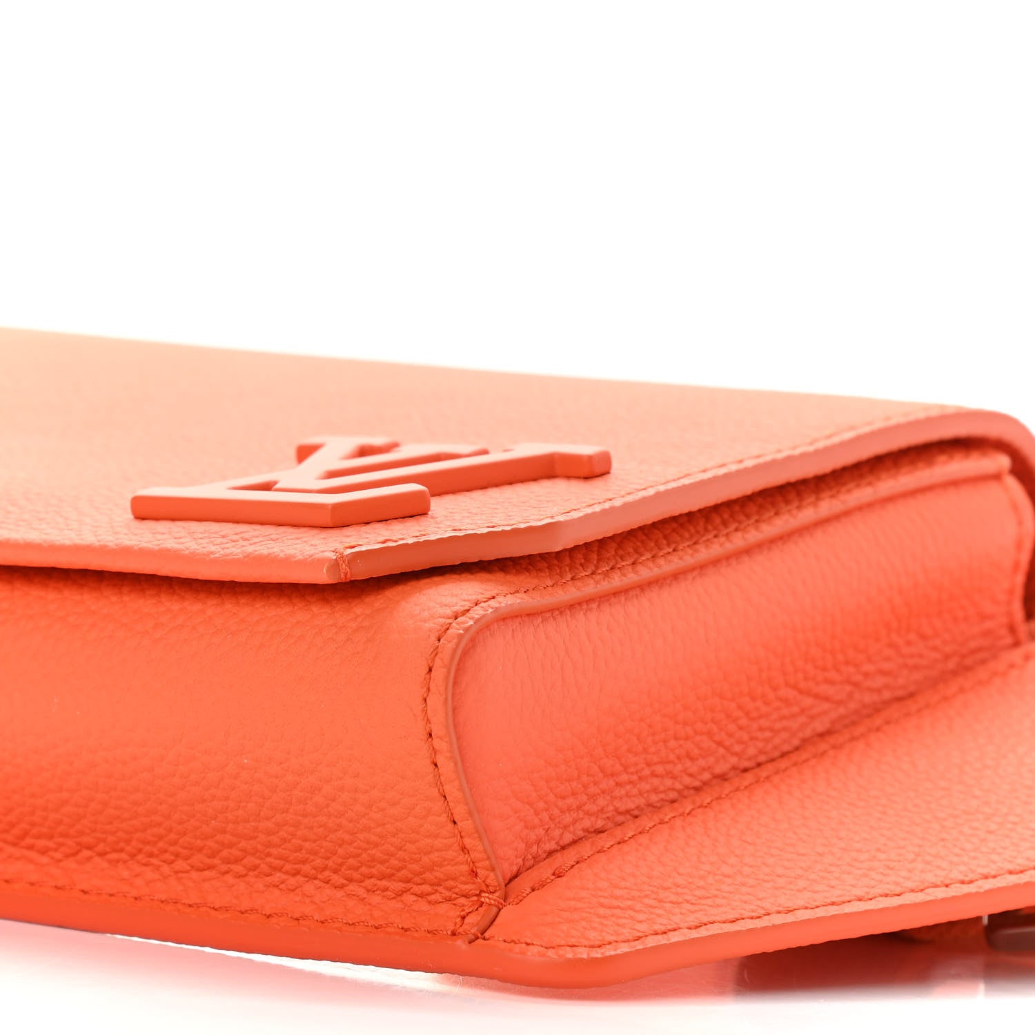 Louis Vuitton Grained Calfskin Aerogram New Sling Orange 10 of 11