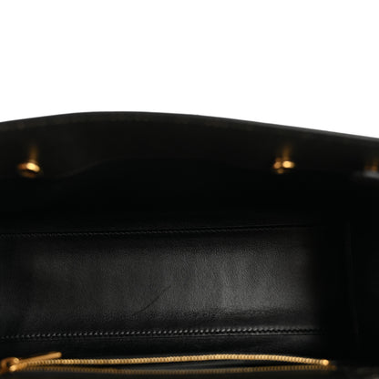 Balenciaga Calfskin Small Money Top Handle Handbag Brown 5 of 13