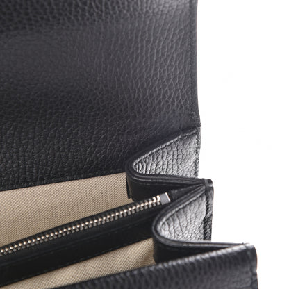 Gucci Pebbled Calfskin Small Dionysus Shoulder Bag Black 9 of 12