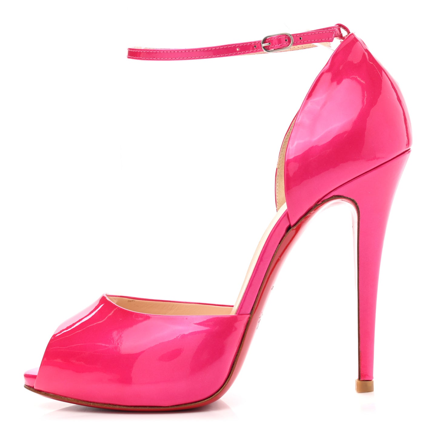 Metallic Patent Claudia 120 Pumps 39 Pink