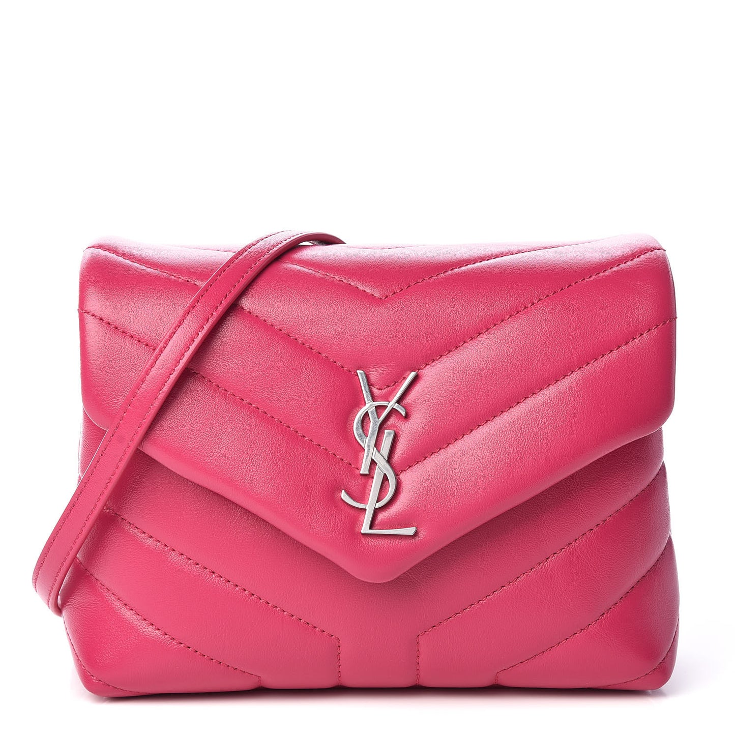 Calfskin Y Quilted Monogram Toy Loulou Crossbody Bag Freesia