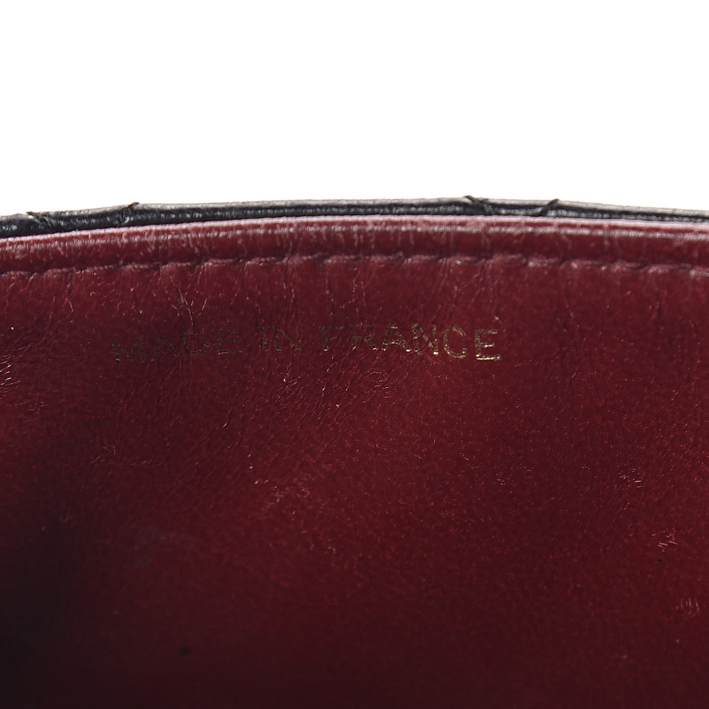 Lambskin Quilted Mini Square Flap Black
