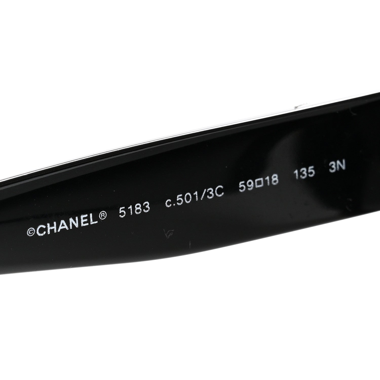 Chanel Acetate CC Sunglasses 5183 Black 5 of 10