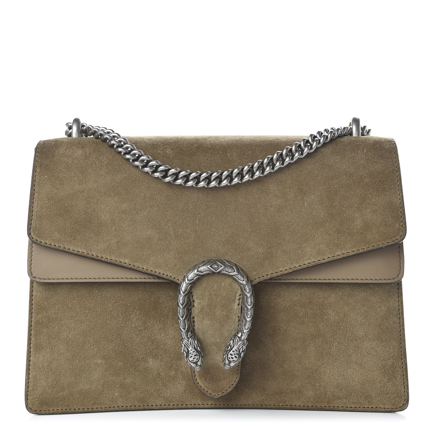 Gucci Suede Medium Dionysus Shoulder Bag Taupe 1 of 11