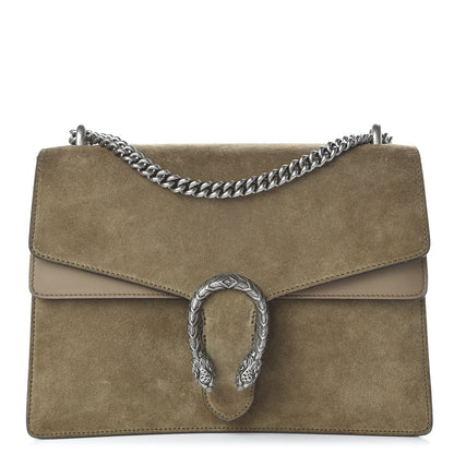 Gucci Suede Medium Dionysus Shoulder Bag Taupe 1 of 11