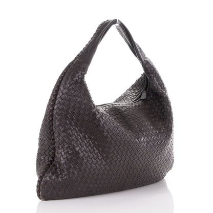 Bottega Veneta Nappa Intrecciato Maxi Veneta Hobo Ebano 3 of 7