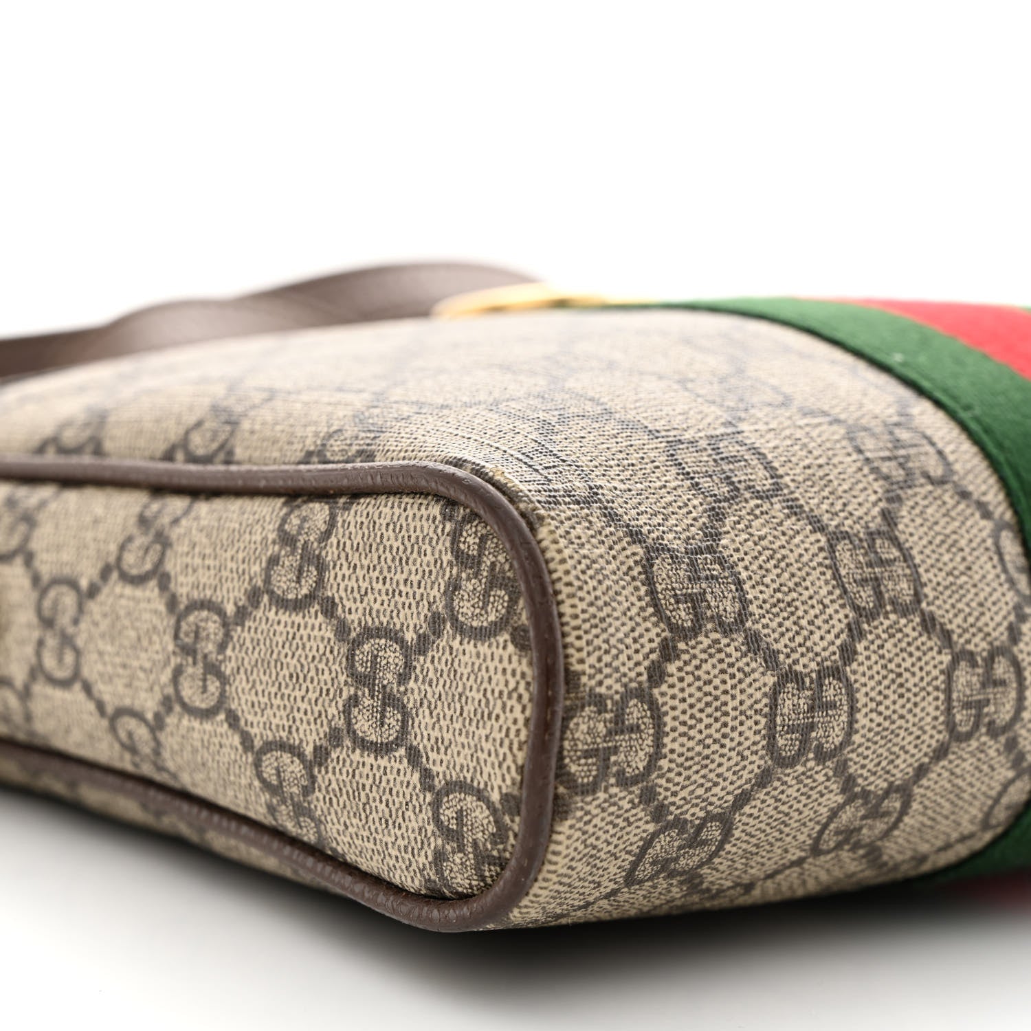 Gucci GG Supreme Monogram Web Small Ophidia Messenger Bag Brown 9 of 16