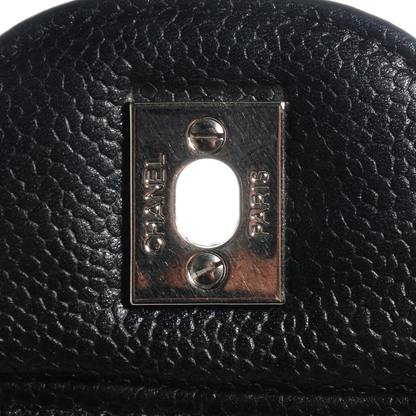 Caviar Jumbo Single Flap Black