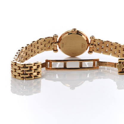 Van Cleef & Arpels 18K Yellow Gold Diamond Bezel 20mm Classic Quartz Watch 6 of 6