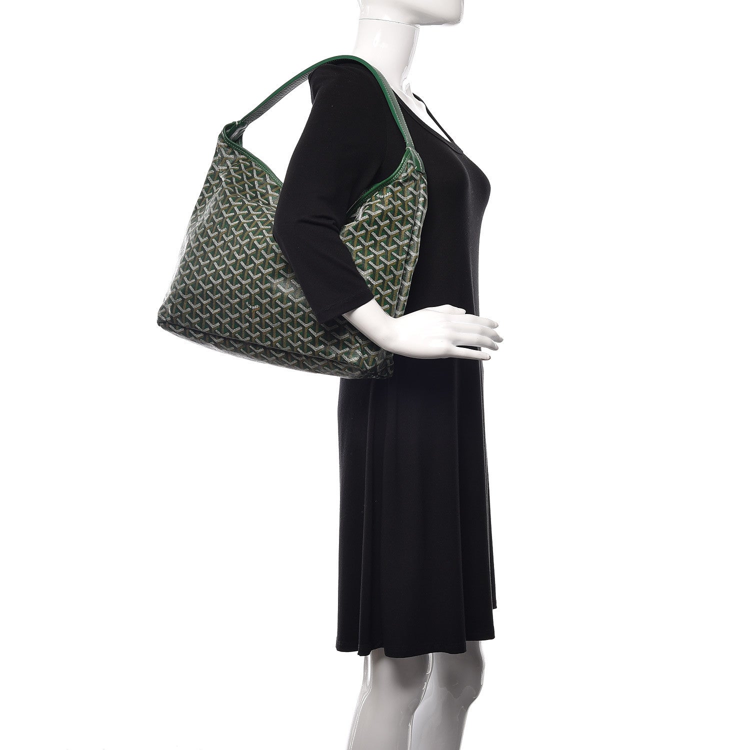 Goyard Goyardine Fidji Zip Hobo Green 2 of 10