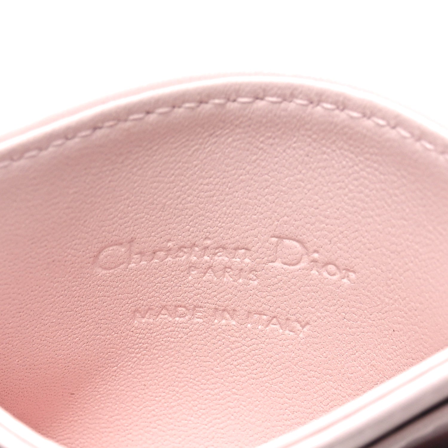 Christian Dior Lambskin Cannage DiorAmour Lady Dior Card Holder Pale Pink 6 of 7