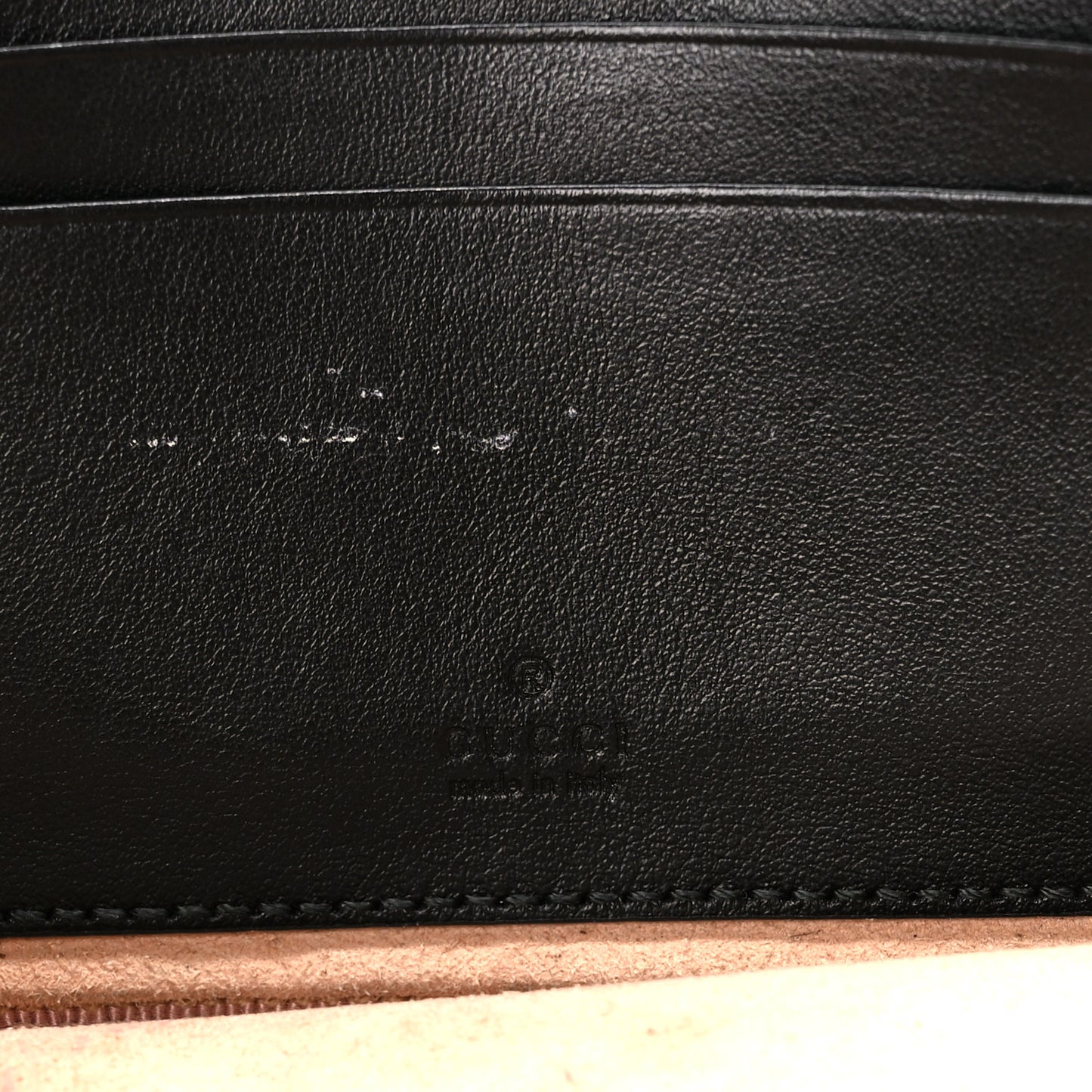 Calfskin Matelasse Mini GG Marmont Chain Crossbody Bag Black