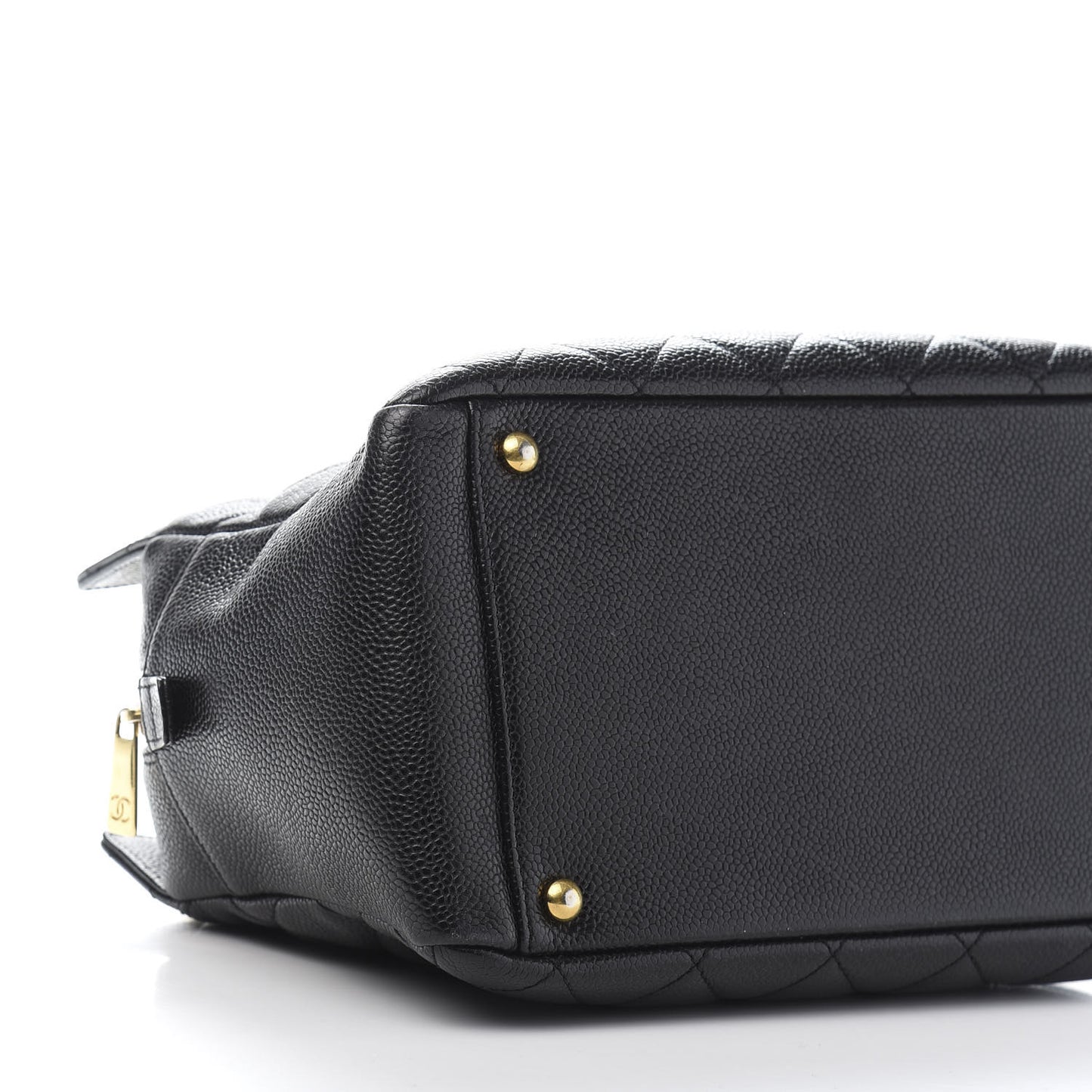 Caviar Quilted Petit Timeless Tote PTT Black