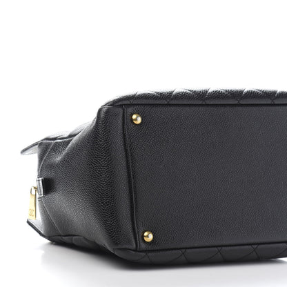 Chanel Caviar Quilted Petit Timeless Tote PTT Black 8 of 11