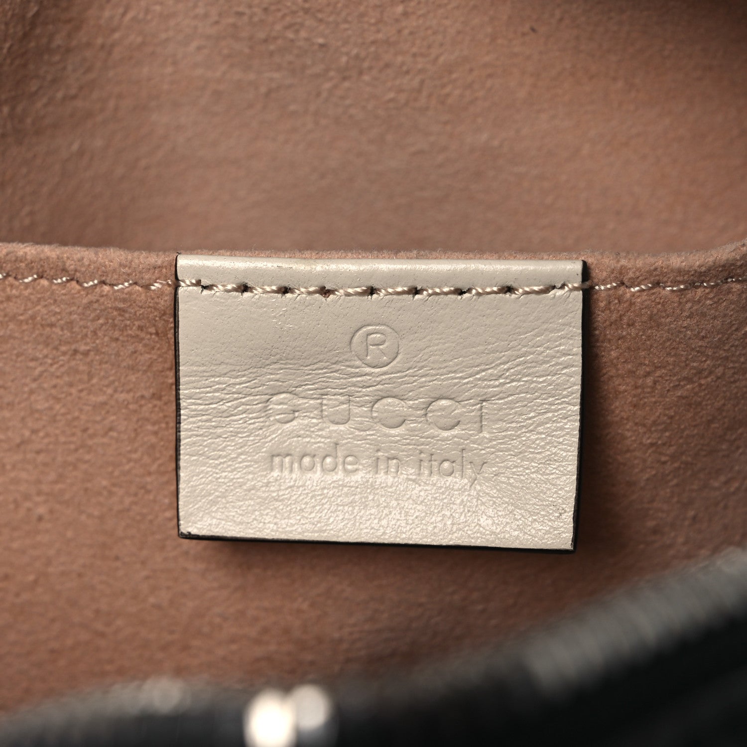 Gucci Vintage Effect Calfskin Matelasse Diagonal Small Torchon GG Marmont Chain Shoulder Bag Blue Agata Mystic White 6 of 10
