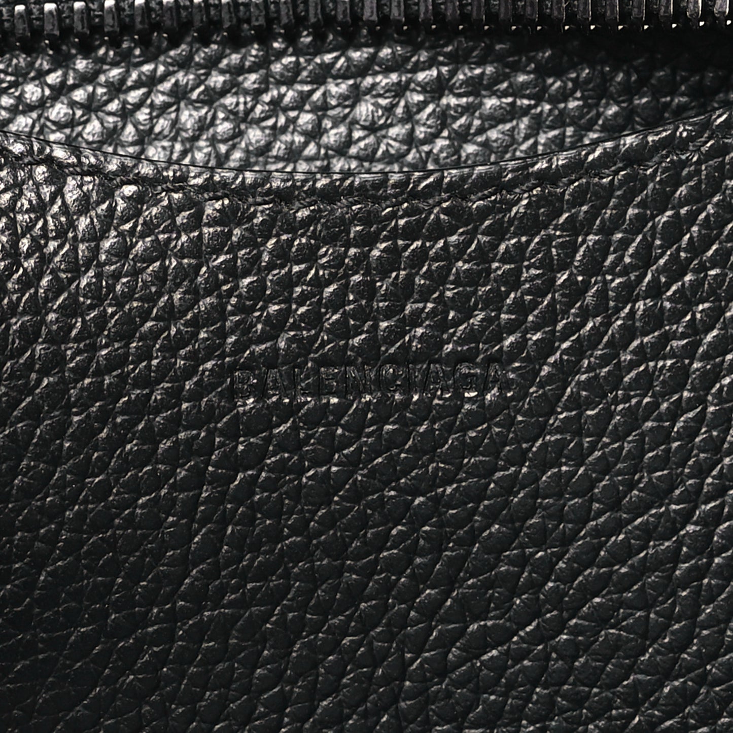 Grained Calfskin Neo Classic Black Hardware Mini City Black
