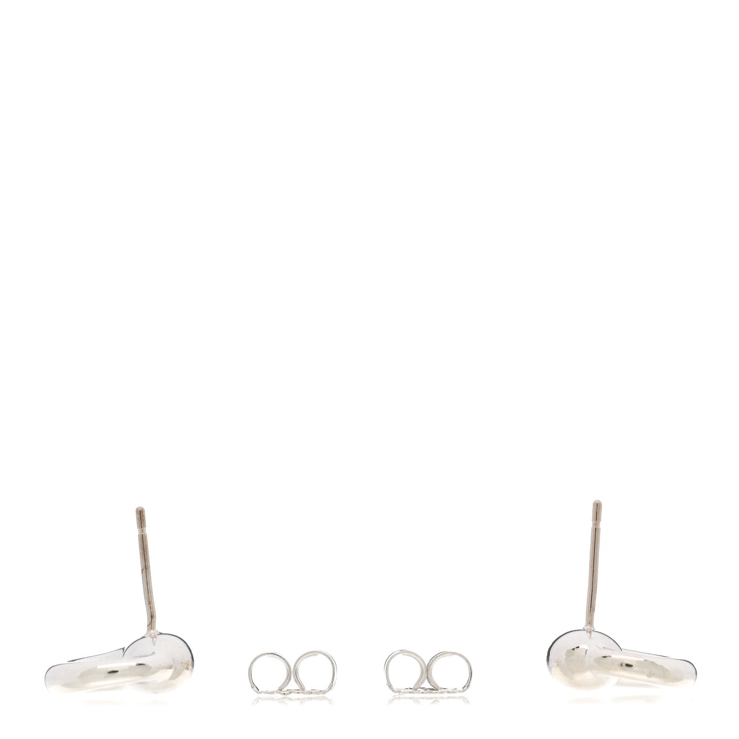 Tiffany Sterling Silver 11mm Elsa Peretti Eternal Circle Earrings 3 of 4