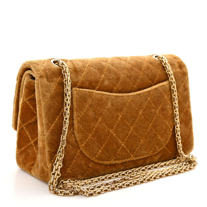 Chanel Velvet Quilted 2.55 Reissue 225 Flap Gold 3 of 12