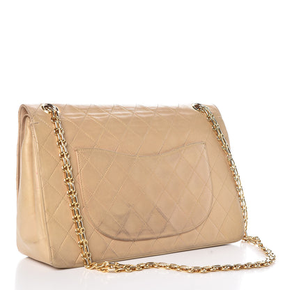 Chanel Lambskin Quilted Medium Bijoux Chain Double Flap Beige 4 of 16
