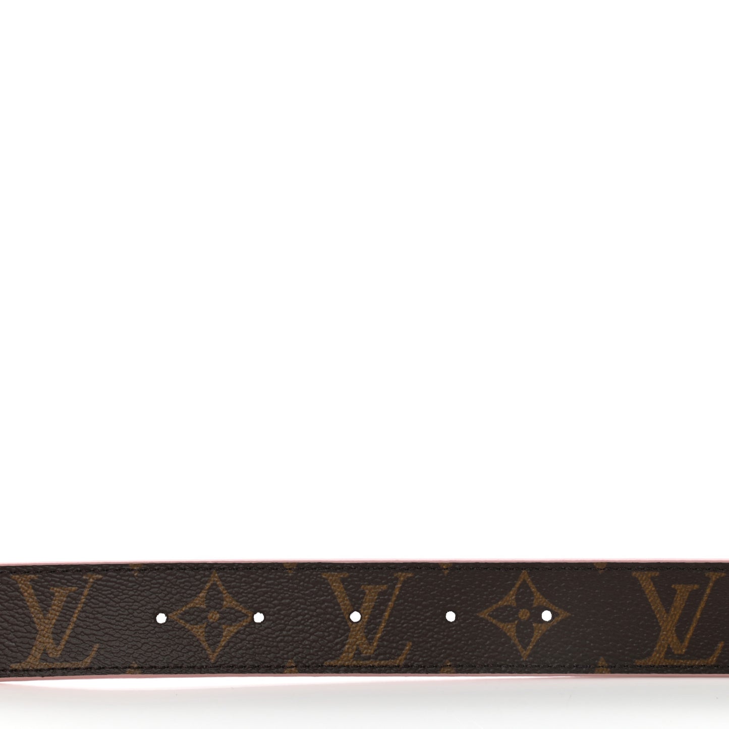 Calfskin Monogram 30mm LV Initiales Reversible Belt 90 36 Rose Poudre