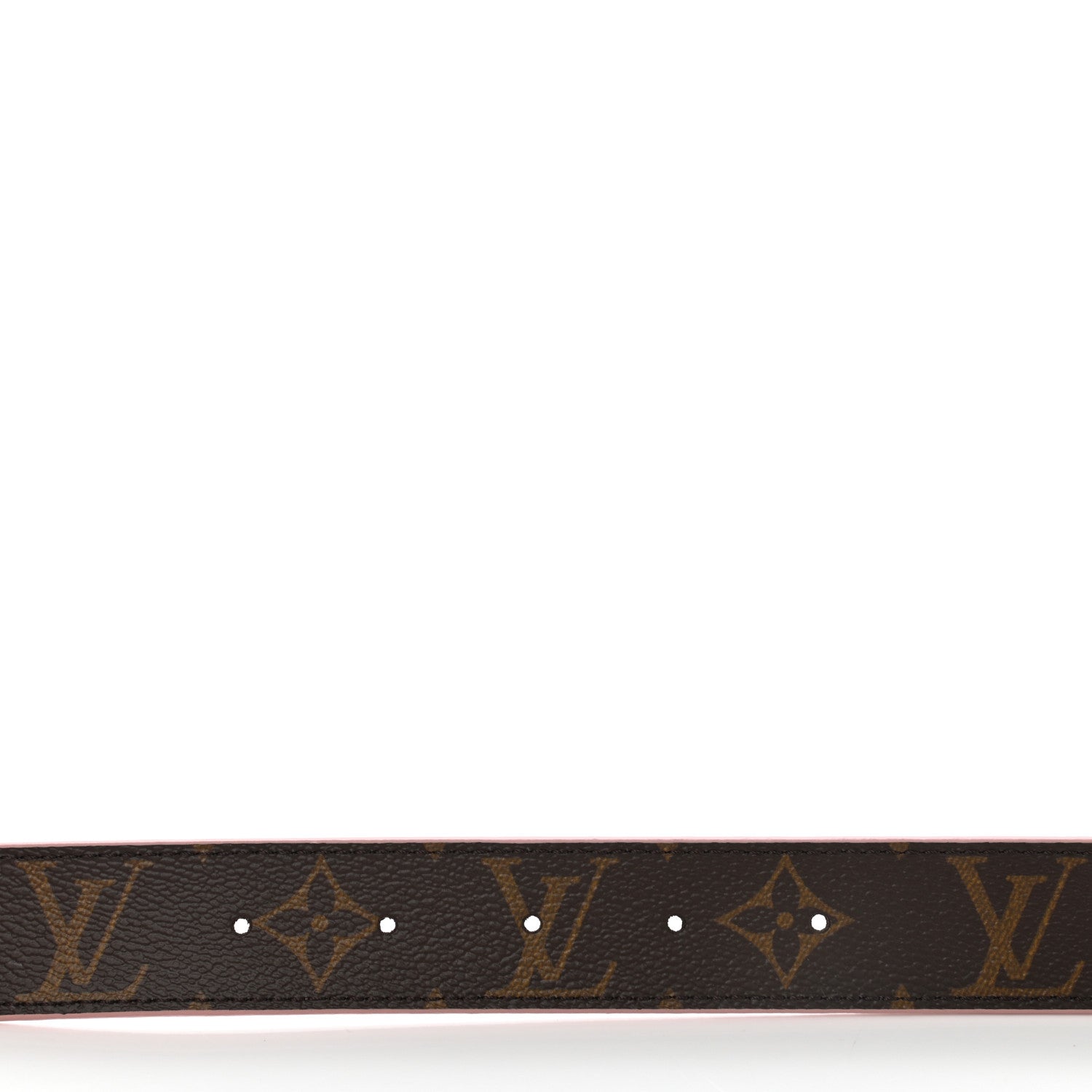 Louis Vuitton Calfskin Monogram 30mm LV Initiales Reversible Belt 90 36 Rose Poudre 3 of 7