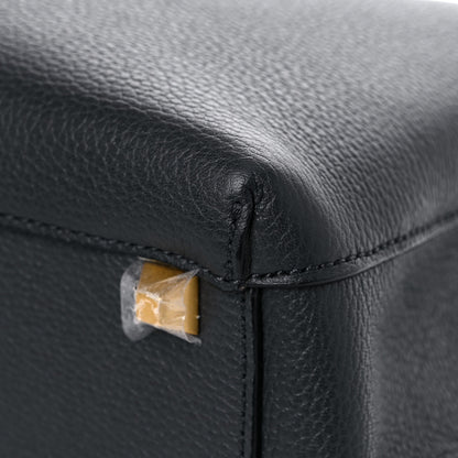 MCM Grained Calfskin Medium Milla Tote Phantom Grey 9 of 12