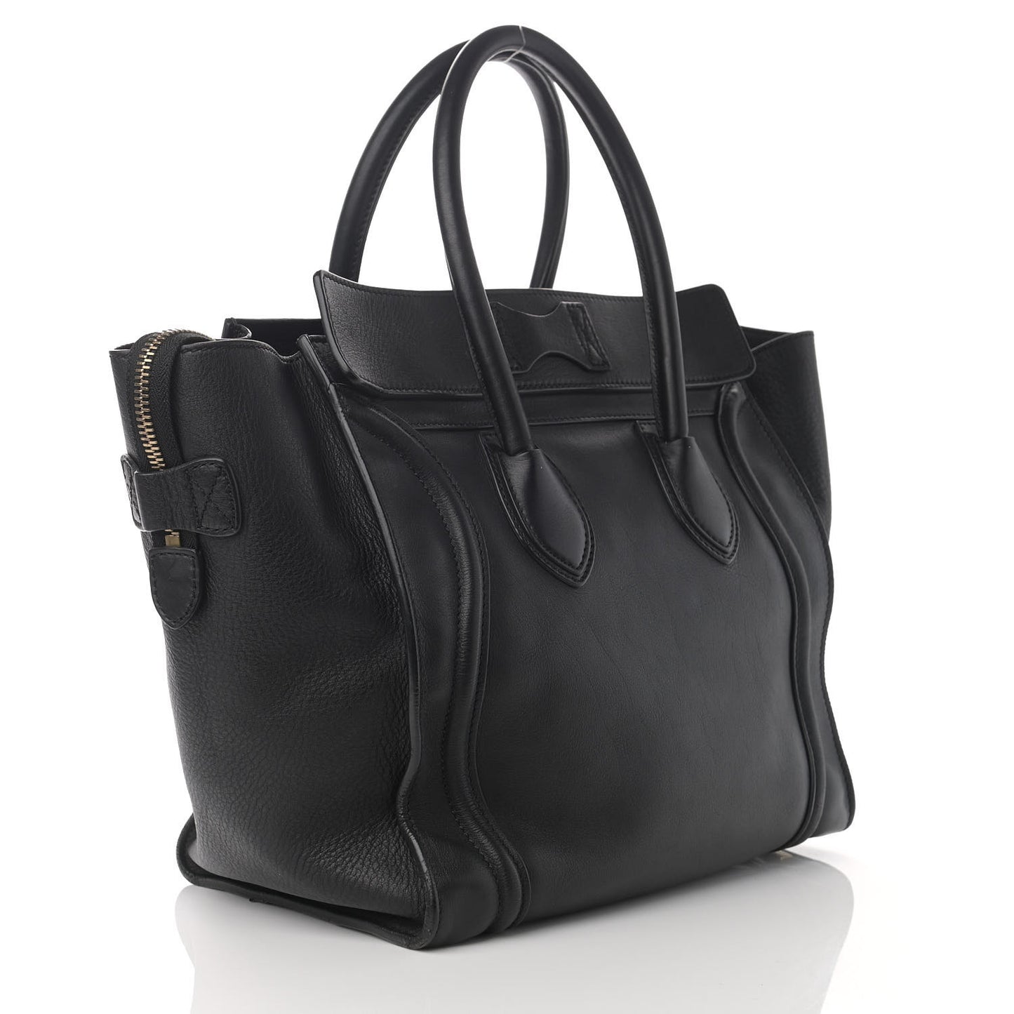 Smooth Calfskin Mini Luggage Black