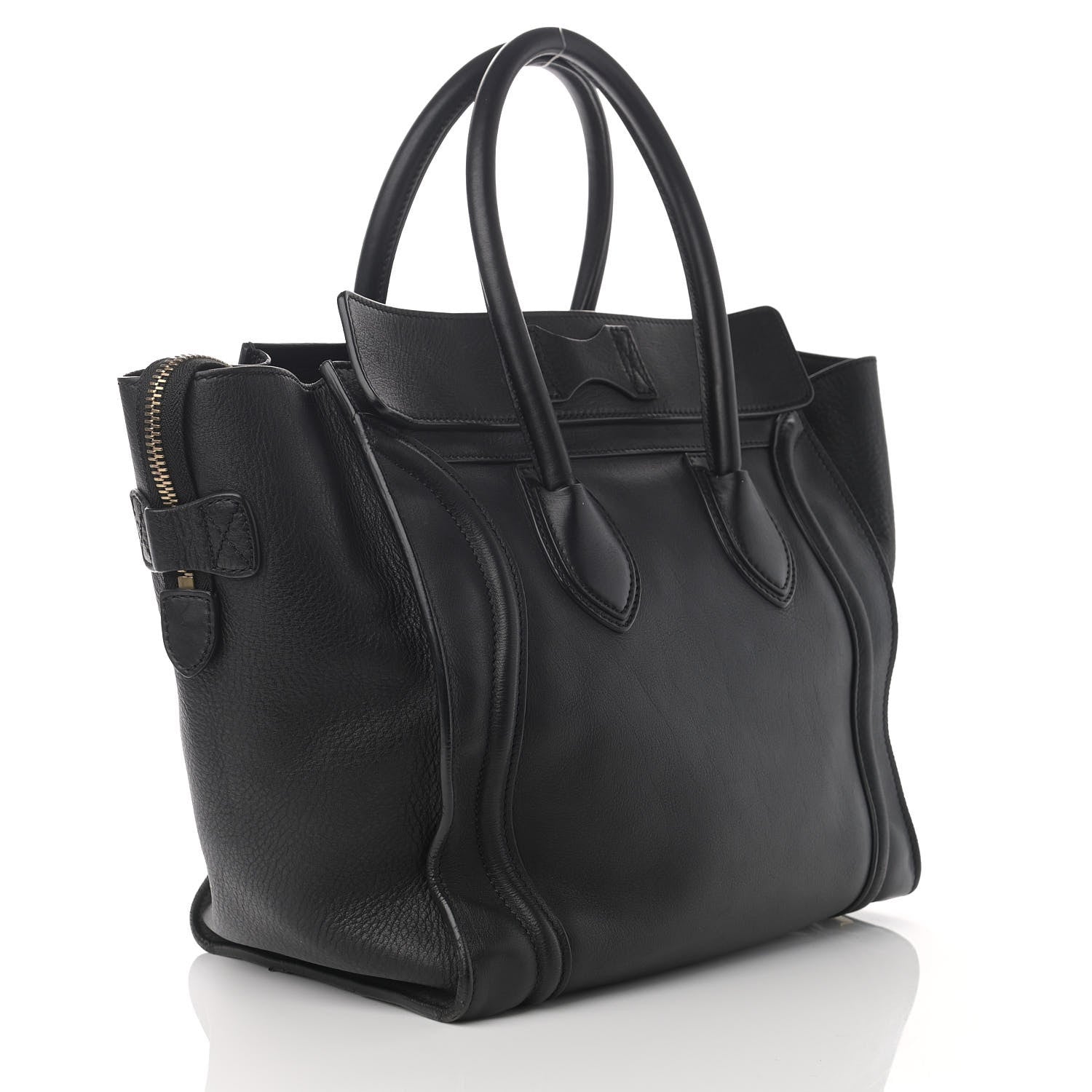 Celine Smooth Calfskin Mini Luggage Black 2 of 14