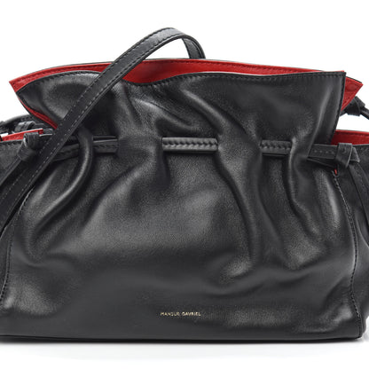 Mansur Gavriel Lambskin Mini Protea Bag Black Flamma 7 of 10